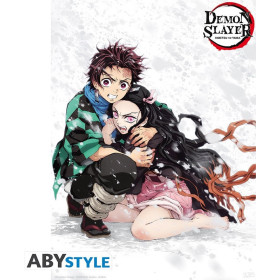 Demon Slayer (Kimetsu no Yaiba) - Poster Tanjiro & Nezuko Snow 52 x 38 cm