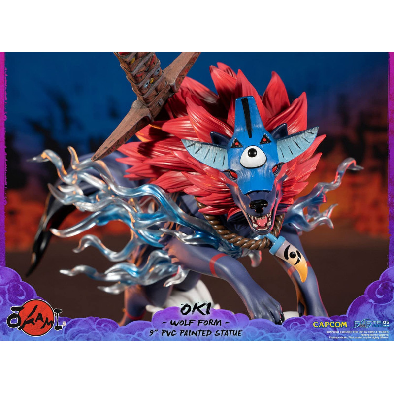 Okami-Den - Figurine Oki Wolf Form