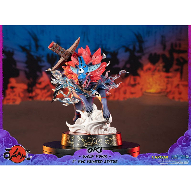 Okami-Den - Figurine Oki Wolf Form