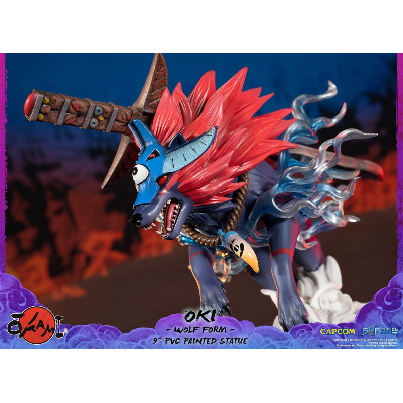 Okami-Den - Figurine Oki Wolf Form