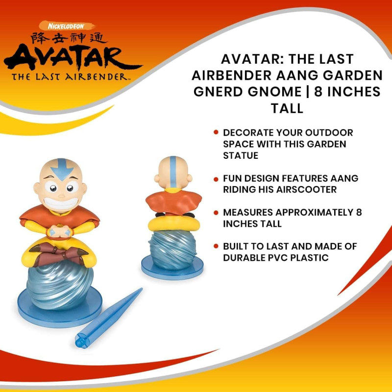 Avatar : The Last Airbender - Figurine nain de jardin Aang 20 cm