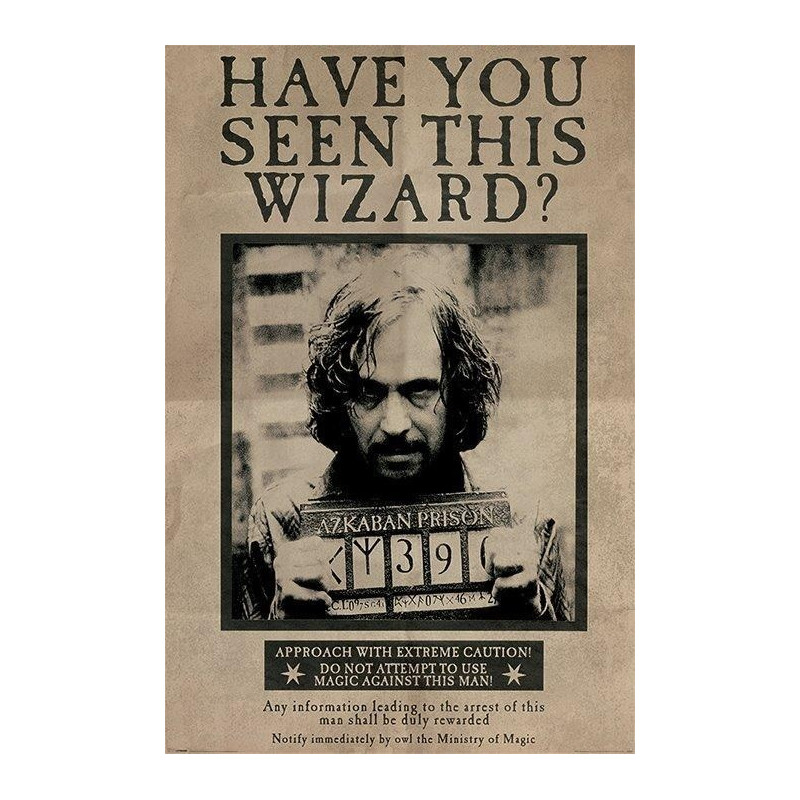Harry Potter - grand poster Sirius Black Wanted