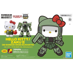 Gundam - SD Gundam Cross Silhouette Hello Kitty: Zaku II