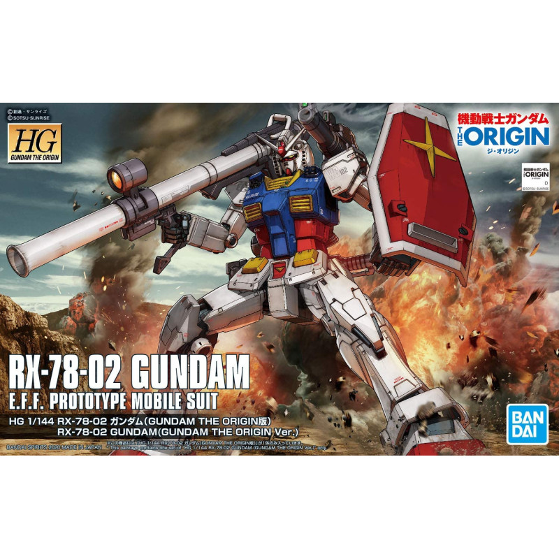 Gundam - HG 1/144 RX-78-02 Gundam (Gundam The Origin Ver.)