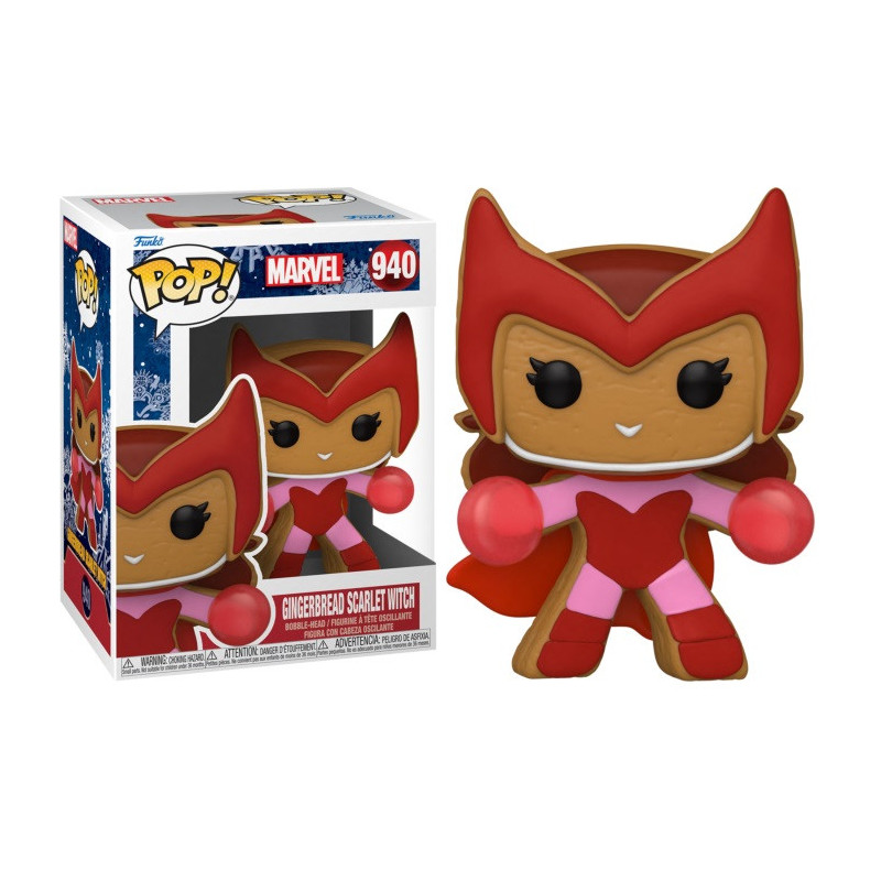 Marvel - Pop! - Holiday Gingerbread Scarlet Witch n°940