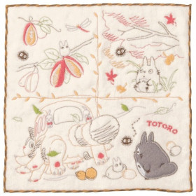 Mon voisin Totoro - Serviette Fruits d'automne 25 x 25 cm