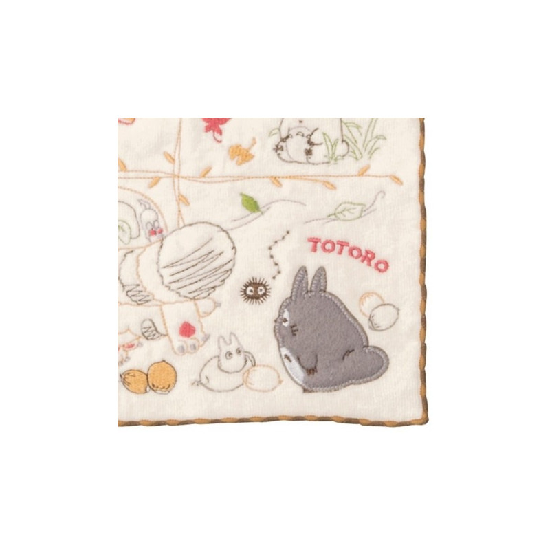 Mon voisin Totoro - Serviette Fruits d'automne 25 x 25 cm