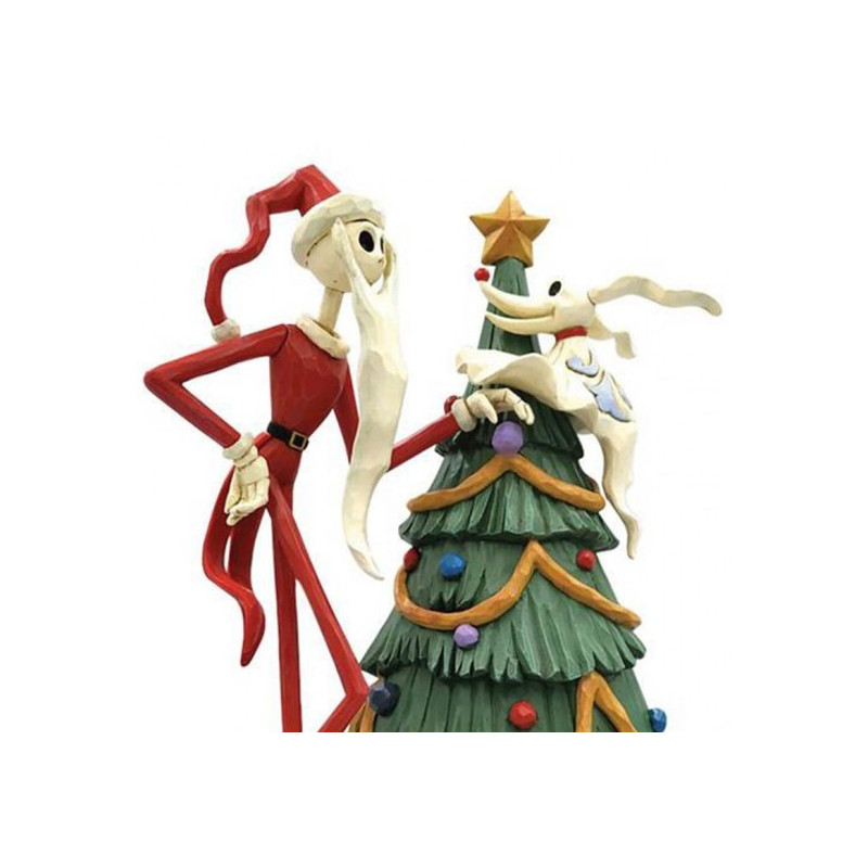 Nightmare Before Christmas - Traditions - Santa Jack with Zero by the tree