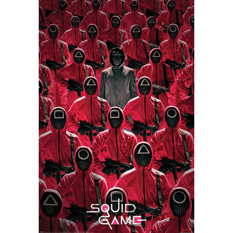 Squid Game - grand poster Crowd (61 x 91,5 cm)