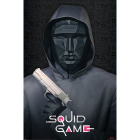 Squid Game - grand poster Front Man (61 x 91,5 cm)