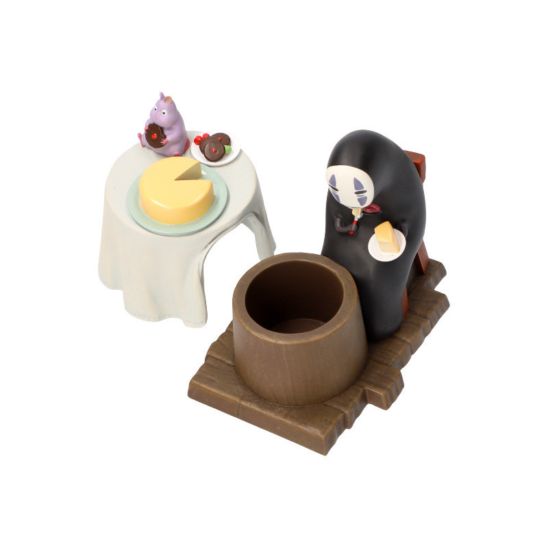 Spirited Away (Chihiro) - Petite statue boîte à bijoux Kaonashi gâteau