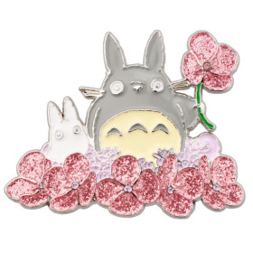 Mon voisin Totoro - Broche Totoro gris et blanc