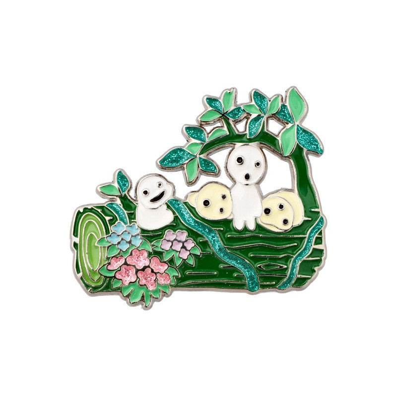 Mononoke Hime - Broche Kodama