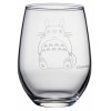 Mon voisin Totoro - Verre gravé Totoro & petit Totoro baluchon