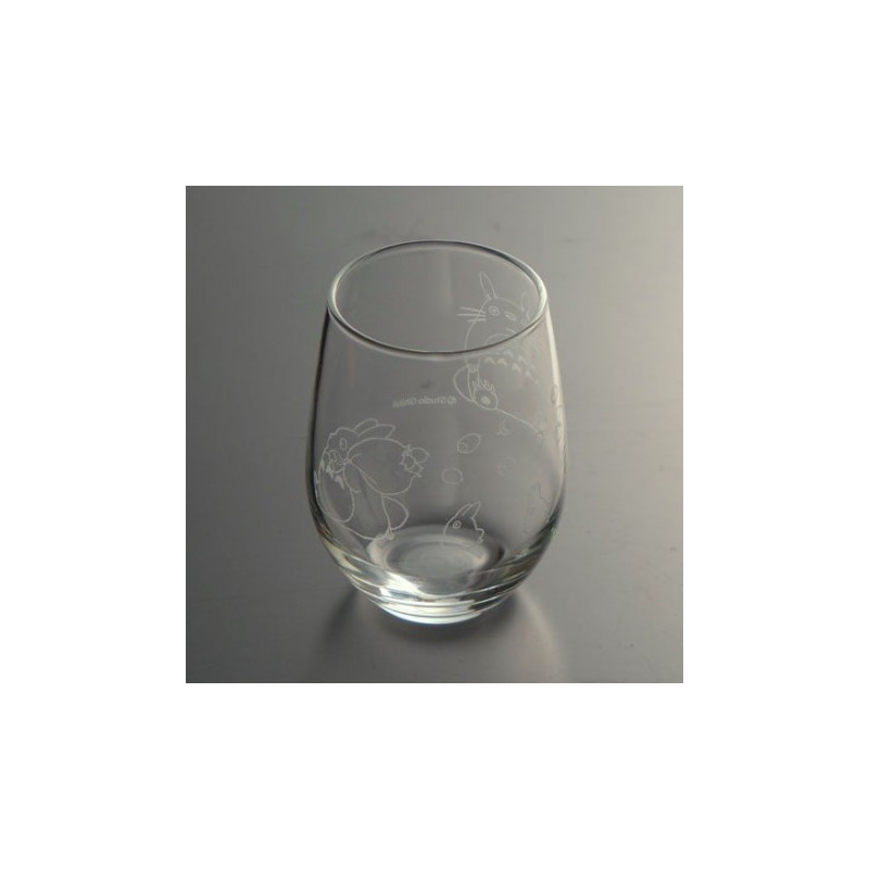 Mon voisin Totoro - Verre gravé Totoro & petit Totoro baluchon