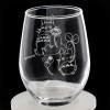 Mon voisin Totoro - Verre gravé Totoro & Trèfle