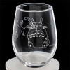 Mon voisin Totoro - Verre gravé Totoro & petit Totoro baluchon
