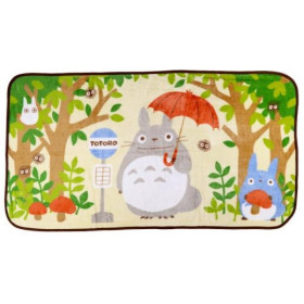 Mon Voisin Totoro - Plaid couverture Arrêt de bus 80 x 150 cm