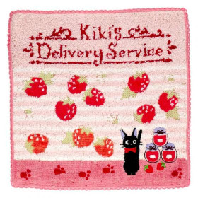 Kiki la petite Sorcière - Serviette Kiki l'heure du goûter 25 x 25 cm