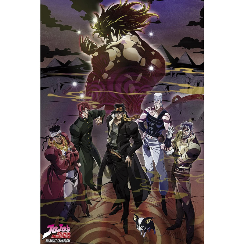 Jojo's Bizarre Adventure - grand poster Groupe (61 x 91,5 cm)
