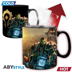 World of Warcraft - Mug 460 ml thermo-réactif Azeroth