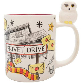 Harry Potter - Mug 3D anse Hedwige & Privet Drive