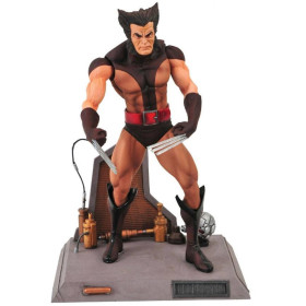 Marvel Select - Figurine Unmasked Brown Costume Wolverine 18 cm