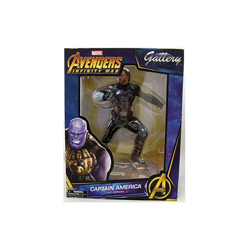 Marvel - Gallery - Statue PVC Captain America 23 cm (Avengers Infinity War)