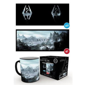 Skyrim - Mug thermo-réactif Symbole Dragon