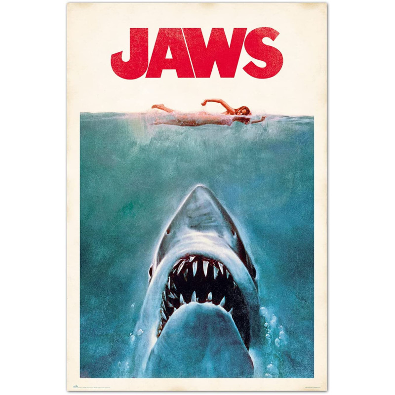 Jaws (Les Dents de la Mer) - Grand poster (61 x 91,5 cm)