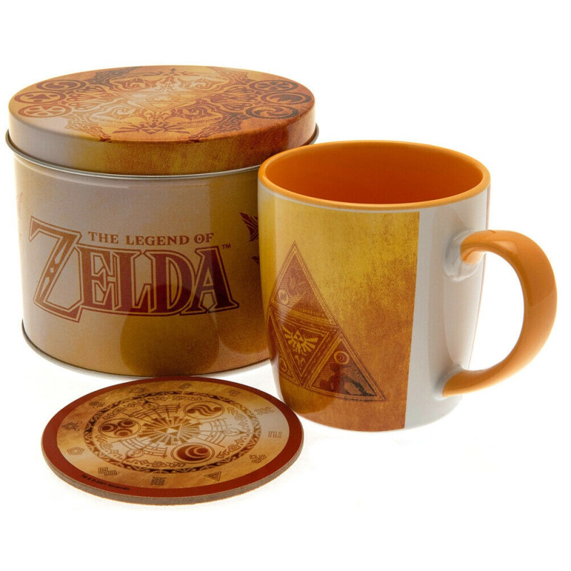 The Legend of Zelda - Set Mug + sous-verre dans boîte métallique