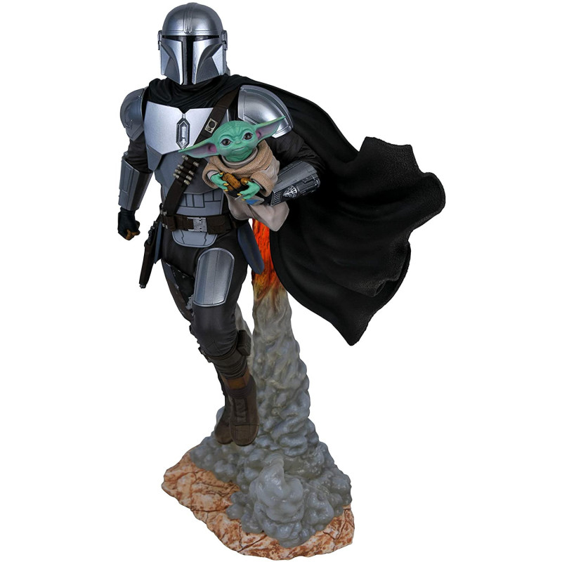 Star Wars : The Mandalorian - Statue 1/6 The Mandalorian & The Child 41 cm