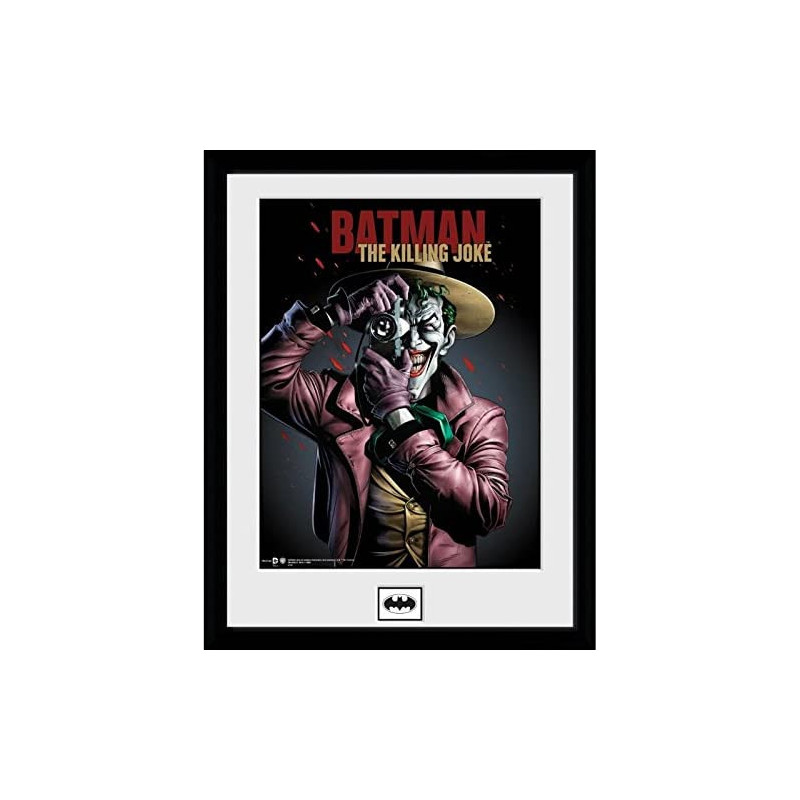 DC Comics - poster encadré The Joker Killing Joke 30 x 40 cm