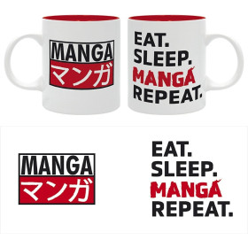 Mug 320 ml Eat Sleep Manga Repeat