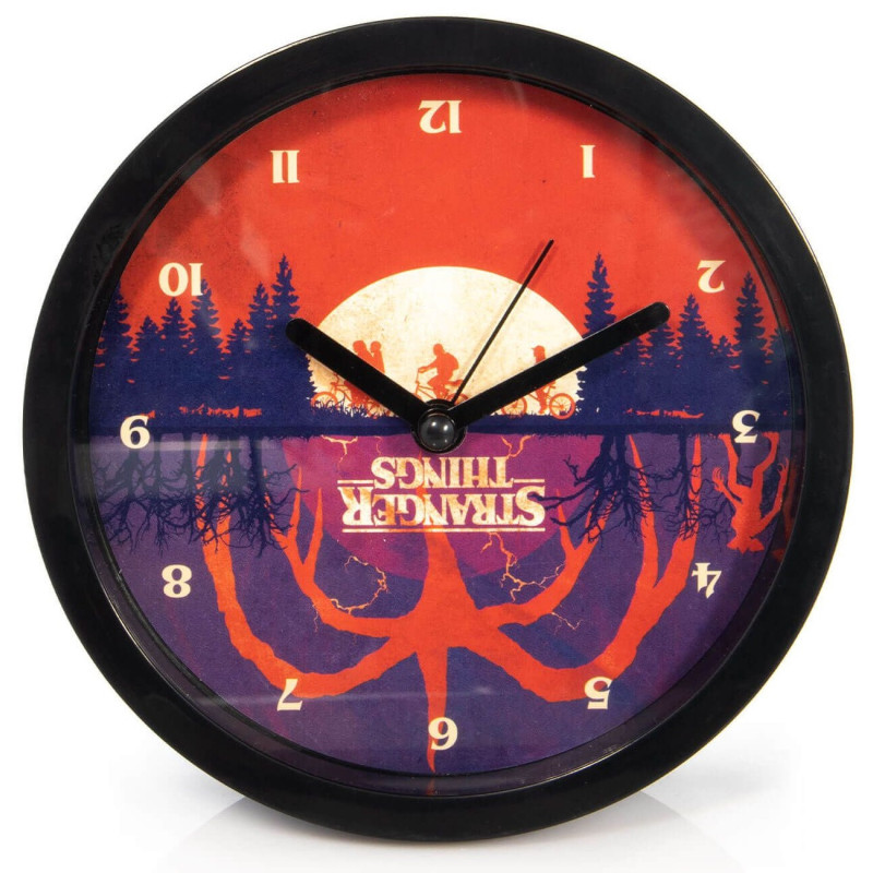 Stranger Things - Horloge pendule de bureau Upside Down