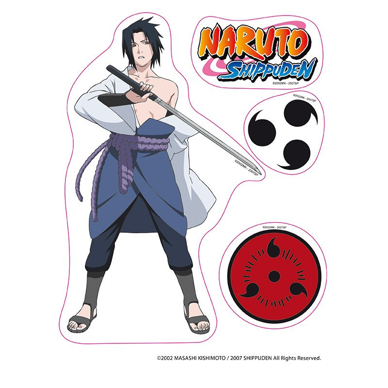 Naruto Shippuden - Planche de stickers Sasuke et Itachi