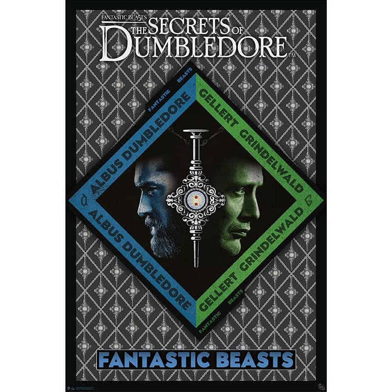 Fantastic Beasts 3 - Grand poster Dumbledore vs Grindelwald (61 x 91,5 cm)