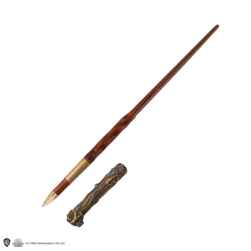 Harry Potter - Stylo baguette + socle & marque-page lenticulaire Harry