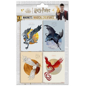 Harry Potter - Set de 4 aimants Créatures Fantastiques