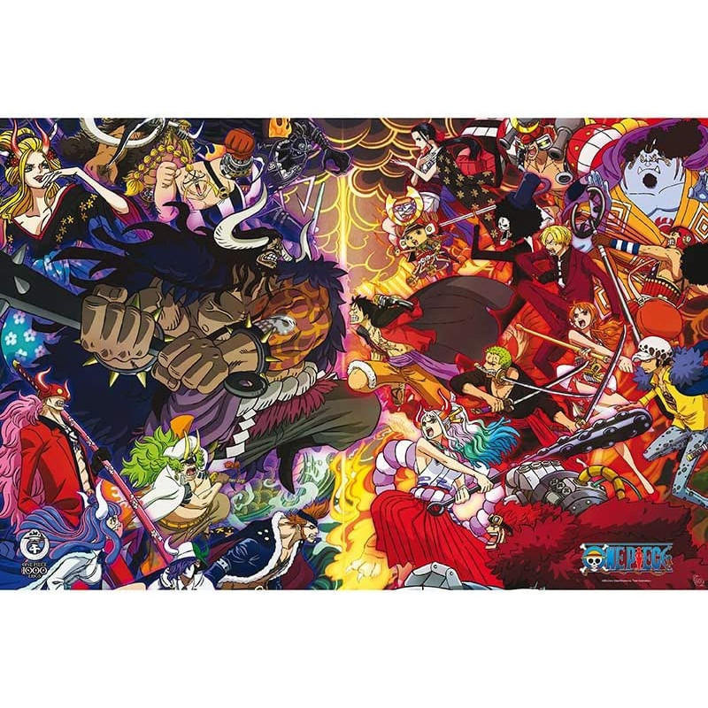 One Piece - grand poster 1000 logs Combat Final (61 x 91,5 cm)
