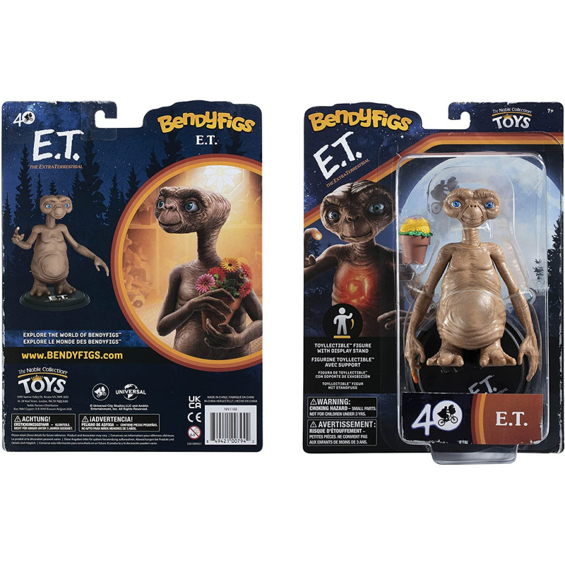 E.T. l'Extra-terrestre - Bendyfigs - Figurine Alex 15 cm