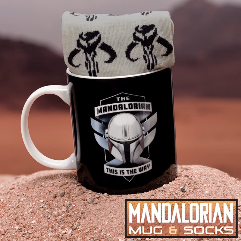 Star Wars : The Mandalorian - Set Mug + chaussettes