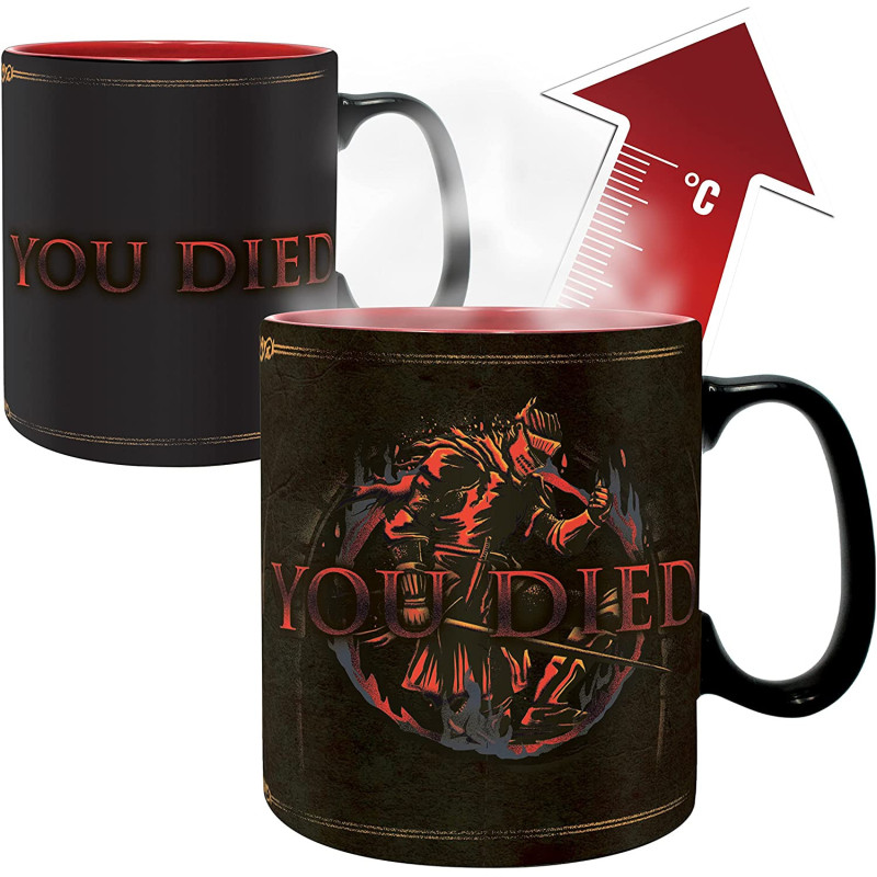 Dark Souls - Mug thermo-réactif You Died