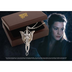 Lord of the Rings - réplique argent massif du pendentif d'Arwen