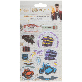 Harry Potter - Set de 16 autocollants Transports Magiques