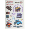 Harry Potter - Set de 16 autocollants Transports Magiques