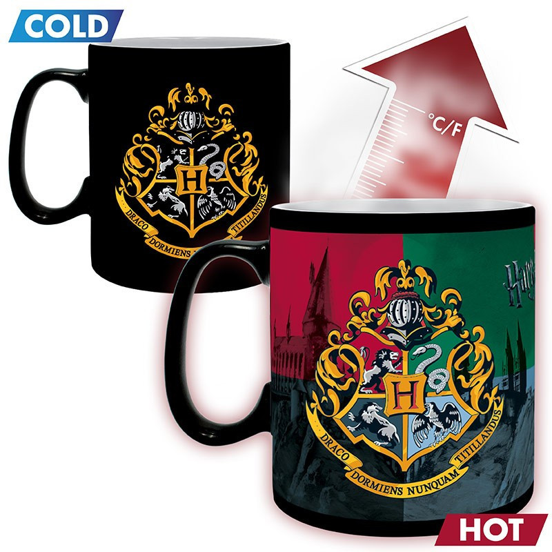 Harry Potter - Mug thermo-réactif Hogwarts Crest