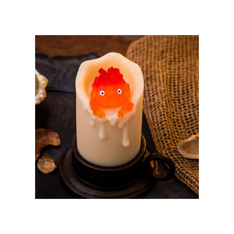 Le Château Ambulant (Howl's Moving Castle) - Statue lumineuse bougie Calcifer