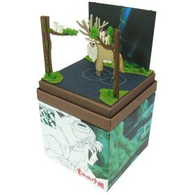 Mononoke Hime - Miniaturart maquette papercraft Shishigami & Kodamas