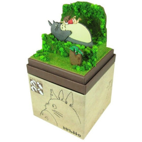 Mon Voisin Totoro - Miniaturart maquette papercraft Totoro & Mei